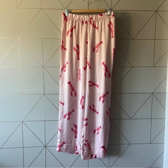 H&M Lobster Print Satin Pajamas - Picture 8 of 13